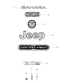 Diagram for Jeep Emblem - 68397096AA