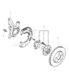 Diagram for 2003 Chrysler Sebring Steering Knuckle - MR369821