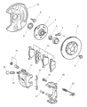 Diagram for Chrysler Wheel Seal - 5099837AA