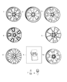 Diagram for 2018 Jeep Cherokee Spare Wheel - 1UT90DD5AA