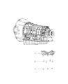 Diagram for 2016 Ram 3500 Transmission Mount - 68233765AA