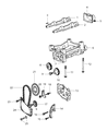 Diagram for Jeep Liberty Crankshaft Timing Gear - 4621541