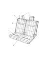 Diagram for 2009 Dodge Journey Seat Cover - 1KQ971DVAA