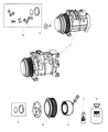 Diagram for Chrysler A/C Clutch - 68087440AA
