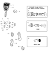 Diagram for Jeep Car Key - 68003389AA