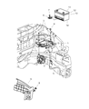 Diagram for 2006 Chrysler Town & Country Battery Terminal - 5161306AA