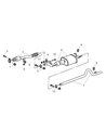 Diagram for 2004 Dodge Sprinter 3500 Exhaust Clamp - 5135685AA