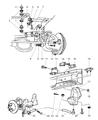 Diagram for 1999 Jeep Cherokee Sway Bar Link - V2037849