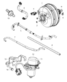 Diagram for Chrysler Brake Booster - 68089130AB