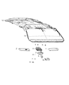 Diagram for Dodge Charger Mirror Cover - 68213404AA