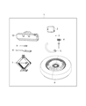 Diagram for 2015 Jeep Renegade Spare Wheel - 68263082AA