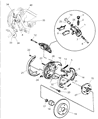 Diagram for Chrysler Sebring Brake Caliper - 5011701AA