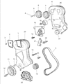Diagram for 2003 Dodge Stratus Crankshaft Timing Gear - 4667604