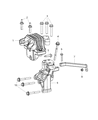 Diagram for 2013 Dodge Avenger Transmission Mount - 5085071AC