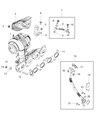 Diagram for 2019 Jeep Cherokee Carrier Bearing Spacer - 68418093AA