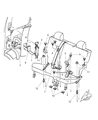 Diagram for 2002 Jeep Liberty Seat Belt - 5HG361L8AD