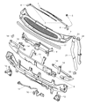 Diagram for 1998 Chrysler Town & Country Wiper Blade - WBF00028AA