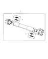 Diagram for Dodge Drive Shaft - 52853641AE
