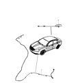 Diagram for 2012 Chrysler 200 Antenna Cable - 5064225AE