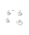 Diagram for Jeep Compass Air Bag Sensor - 68483900AA