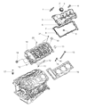 Diagram for Chrysler 300 Oil Filler Cap - 4892220AA