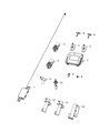 Diagram for 2019 Jeep Grand Cherokee Antenna - 68185768AD