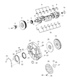 Diagram for Ram Crankshaft Seal - 5015705AA
