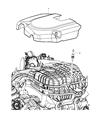 Diagram for 2017 Dodge Charger Engine Cover - 4593903AD