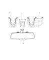 Diagram for Dodge Charger Mirror Cover - 68213945AB