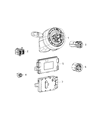 Diagram for 2023 Dodge Charger HVAC Control Module - 68400512AC