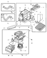 Diagram for Dodge Stratus Blower Motor Resistor - MR500971