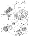 Diagram for Jeep Liberty Dipstick Tube - 5142658AA
