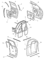 Diagram for 2010 Dodge Ram 4500 Weather Strip - 55276959AD