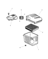 Diagram for 2000 Jeep Grand Cherokee Air Intake Coupling - 4854014