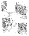 Diagram for 2006 Dodge Magnum Cooling Fan Assembly - 5174358AA