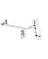Diagram for 2013 Ram 4500 Sway Bar Bracket - 52013696AB