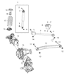 Diagram for 2020 Jeep Gladiator Axle Beam Mount - 68274895AA