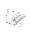 Diagram for 2017 Jeep Cherokee Crankcase Breather Hose - 5047655AB