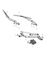 Diagram for 2012 Dodge Dart Wiper Motor - 68156259AA
