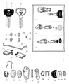 Diagram for 1997 Dodge Stratus Ignition Lock Cylinder - 4746666