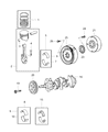 Diagram for Chrysler Voyager Torque Converter - R5093926AC