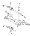 Diagram for Chrysler Sebring Rack & Pinion Bushing - 4616919