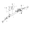 Diagram for 2011 Dodge Avenger Rack And Pinion - 5154525AB