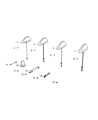 Diagram for Chrysler Voyager Antenna Cable - 5091902AA