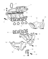 Diagram for 2010 Chrysler PT Cruiser Exhaust Heat Shield - 4777951AA