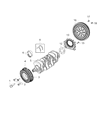 Diagram for 2015 Jeep Renegade Crankshaft Seal - 4893267AB