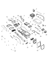 Diagram for 2017 Chrysler 300 Center Console Base - 68270656AA