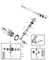 Diagram for 2010 Jeep Wrangler Differential Bearing - J8126499