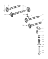 Diagram for Jeep Grand Cherokee Exhaust Valve - 5175397AA