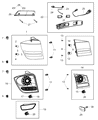 Diagram for Jeep Compass Light Socket - 68096288AA
